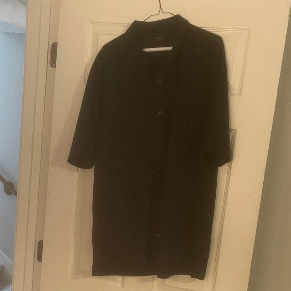 Men's Classic Black Shirt Jacket